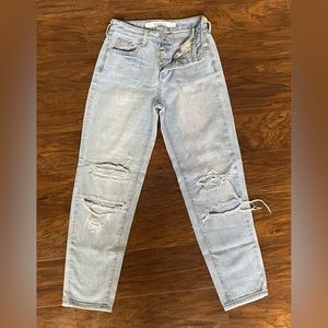 Brandy Melville light wash jeans, 100% cotton size 23